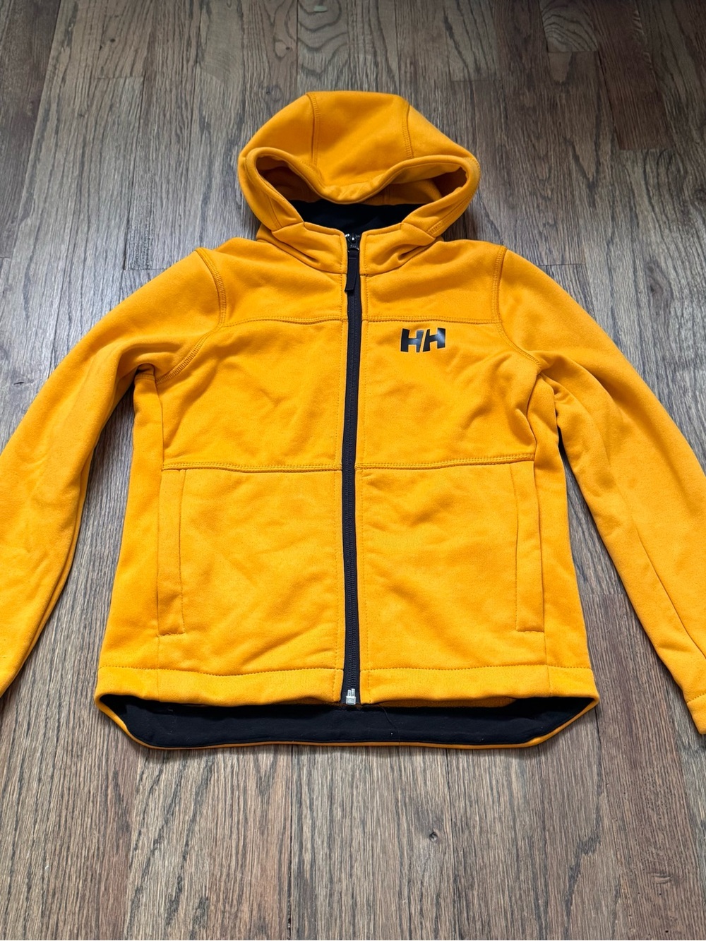 Helly Hansen Junior Loen Midlayer Fleece Jacket in Bright Yellow
